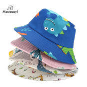 Maossuyi Kids Boys Girls Animal Print Bucket Hat Fishman Hat Summer Sun Hat For Baby Boys Girs High Quality 1-5 Years