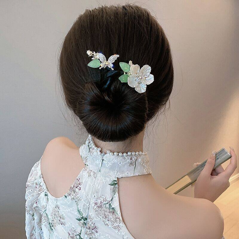 Kim cương nhân tạo cho nữ nơ nơ kẹp tóc băng đô bé gái băng đô buộc tóc đuôi ngựa Mũ Phụ kiện tóc