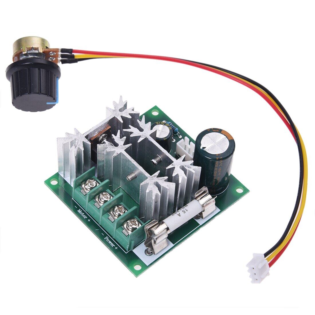 1PCS 6-90V 15A DC Motor Speed Controller Pulse Width PWM Speed Regulator Switch 