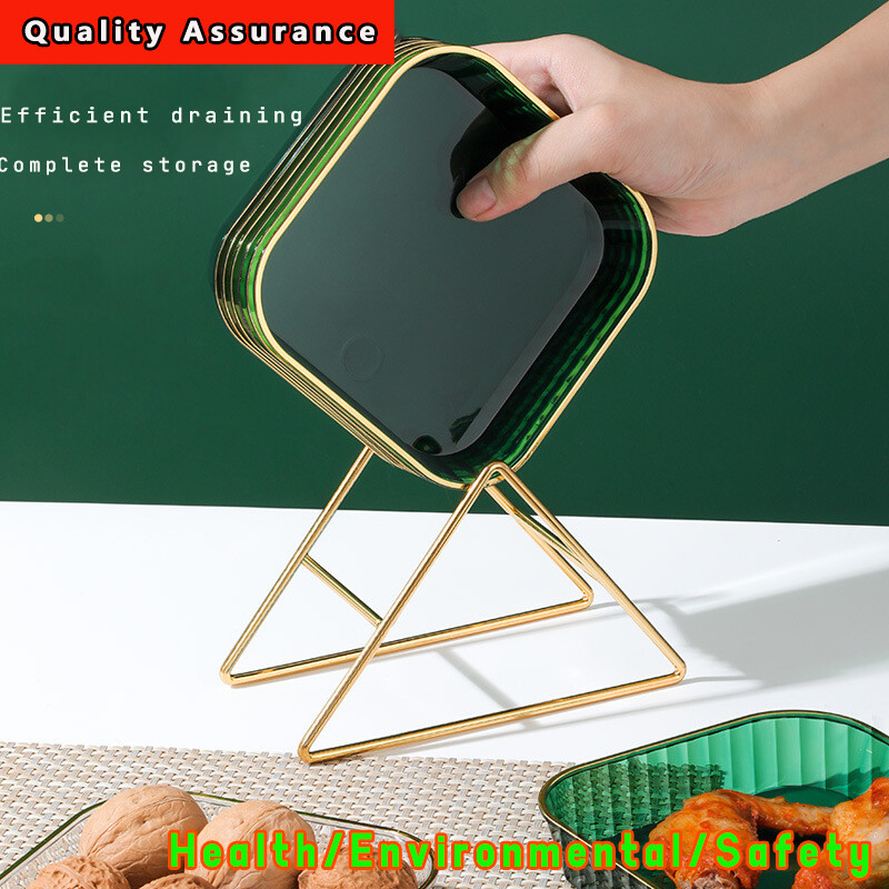 Gambar Light Luxury Transparent Fruit Plate Pet Spit Bone Plate Home Snack Plate Candy Plate Dry Fruit Plate Cake Plate