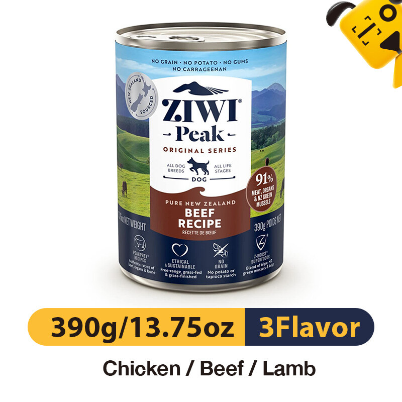ZIWI Peak Canned Wet Dog Food – All Natural, High Protein, Grain Free, Limited Ingredient, with Superfoods (390g Cans) ราคา 548 บาท*ส่งฟรี