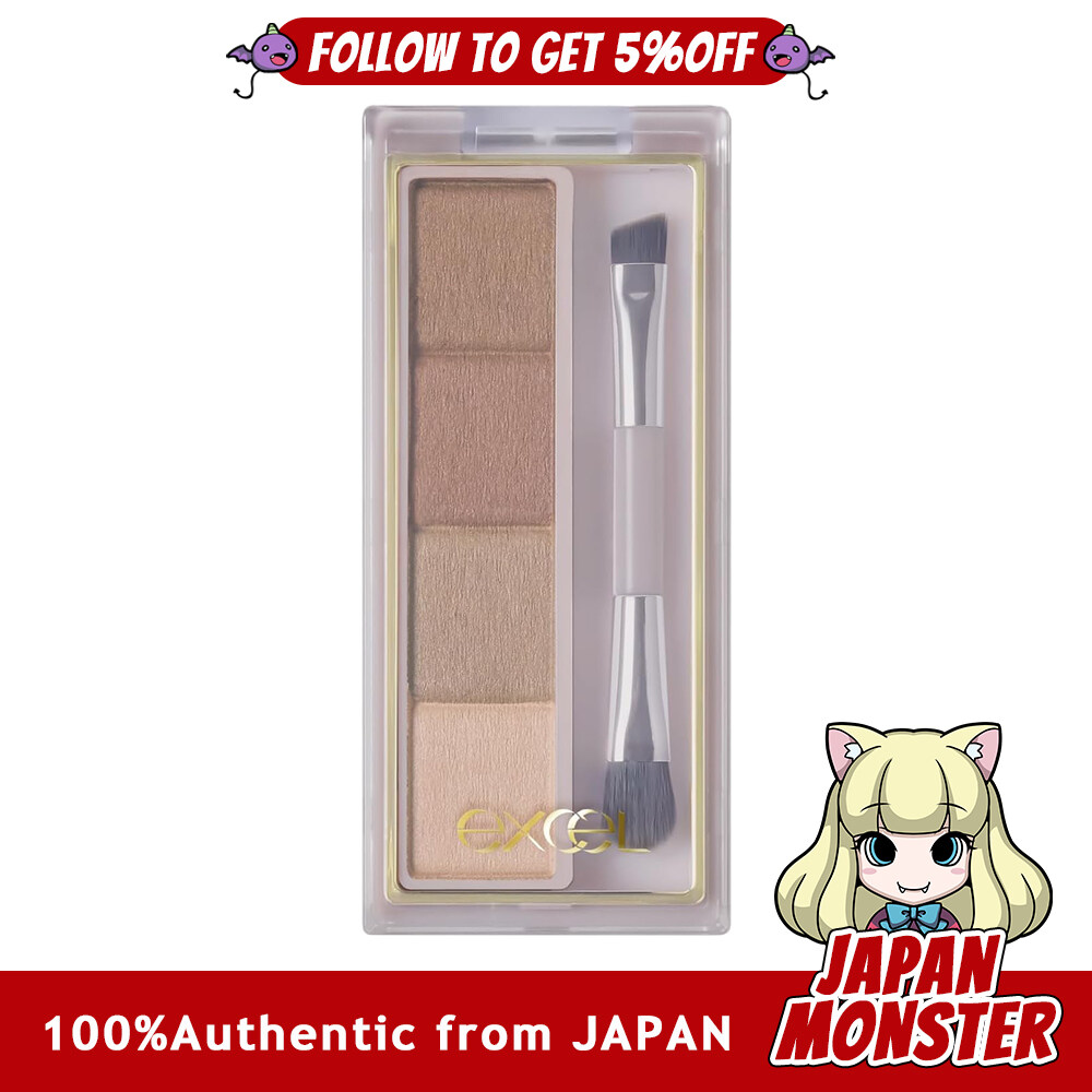 Excel Color Edit Powder Brow EP03 (Autumn Beige) Eyebrow Powder for Autumn Yellow Japan