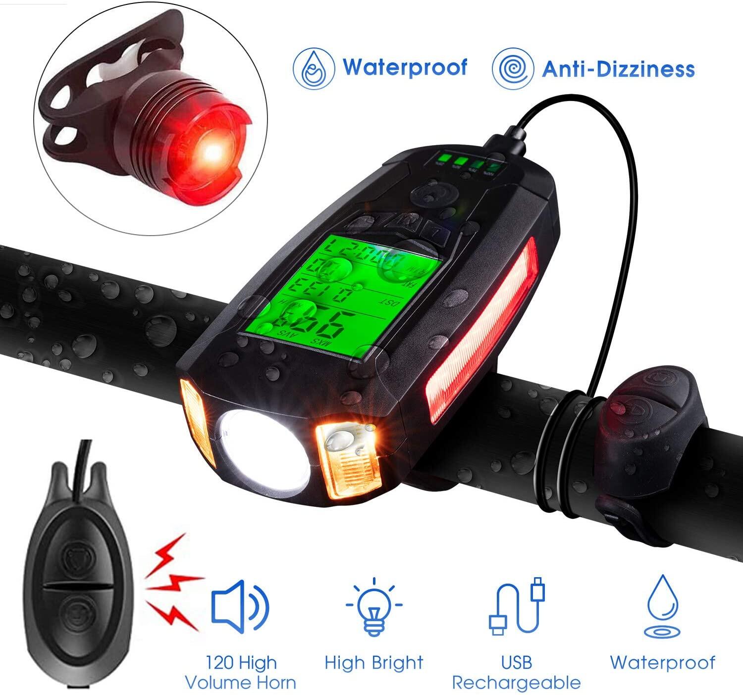 bell rechargeable bike light