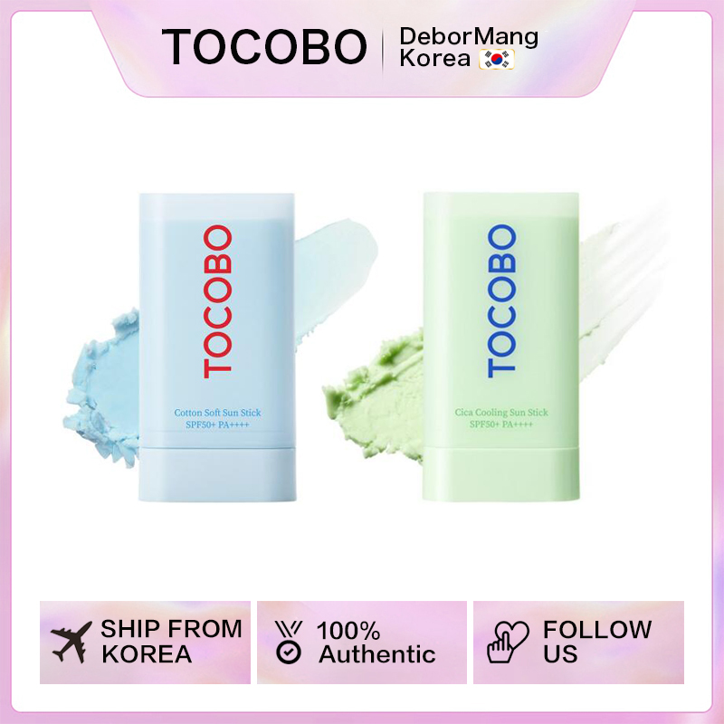 Thỏi kem chống nắng tocobo cotton soft sun stick 19g / cica cooling sun stick 18g spf50+ pa++++