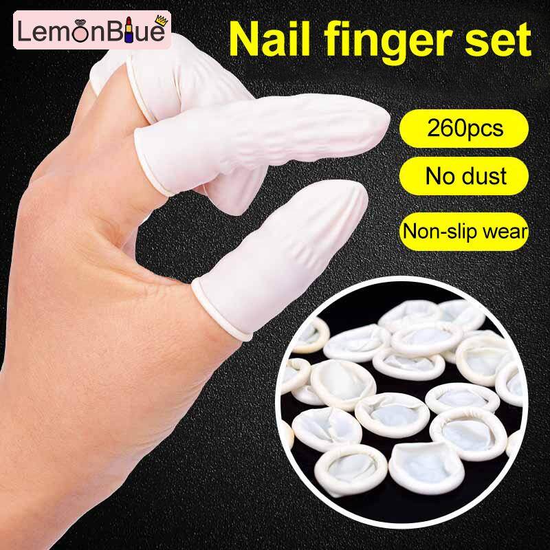 Gambar LemonBlue 1 Pack Fingers Cover Cap Rubber Fingertip Protector Disposable Anti slip for Nail Art