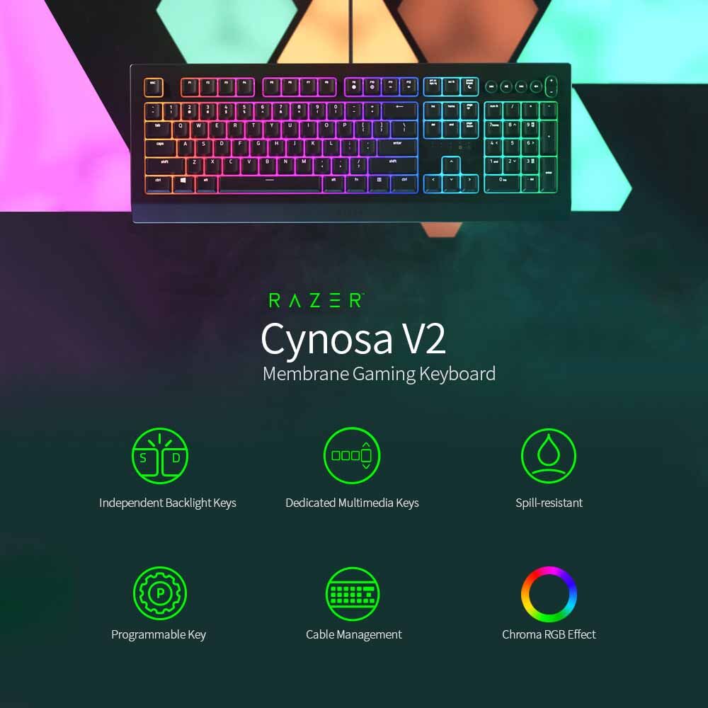 razer cynosa chroma lazada