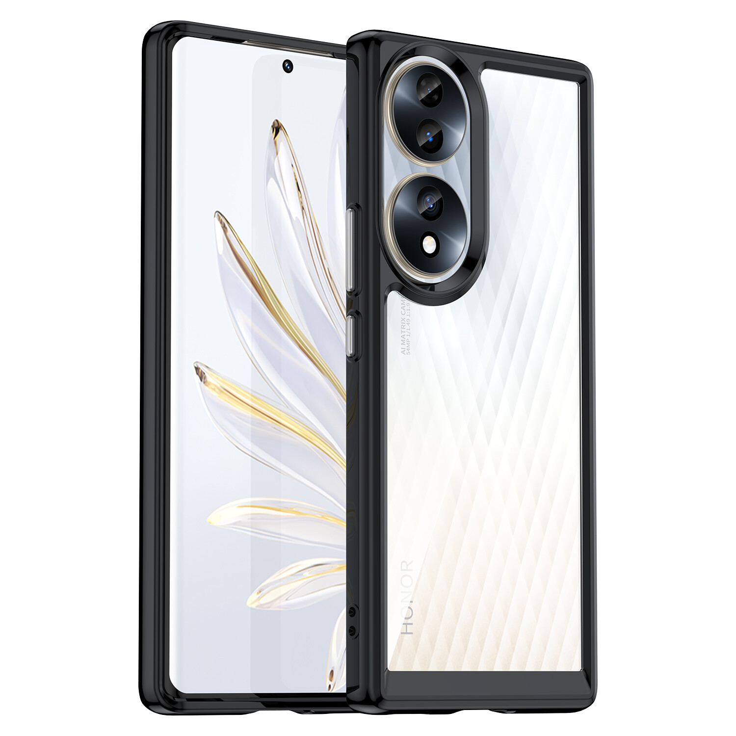 Xxmbbjy Cover per Honor 90 5G, Custodia Morbido TPU Silicone Protettiva