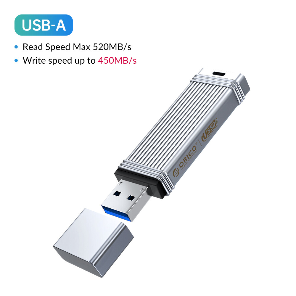 ORICO 100 MB/giây 520 MB/giây SSD USB FlashDrive USB di động C Pendrive 1TB Loại C ổ đĩa Thumb 1TB P