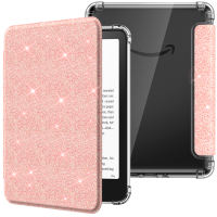 MoKo Case for All-new 7″ Kindle Paperwhite 12th Generation 2024&Kindle Colorsoft Signature Edition 2024 Ultra Clear Soft Flexible Transparent TPU Back Cover Light Shell with Auto Wake/Sleep