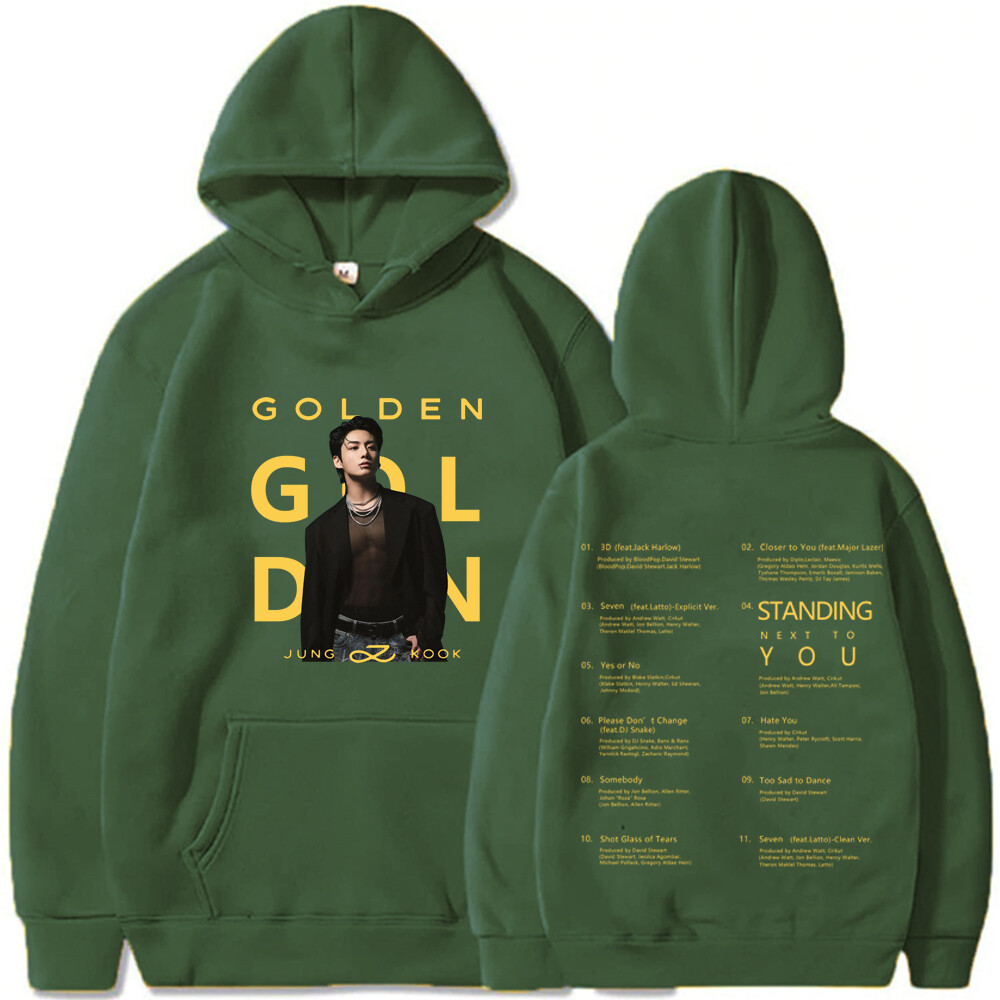 2024 Jungkook Golden Album Jung Kook hoodie sweatshirt men Lazada - Main Image
