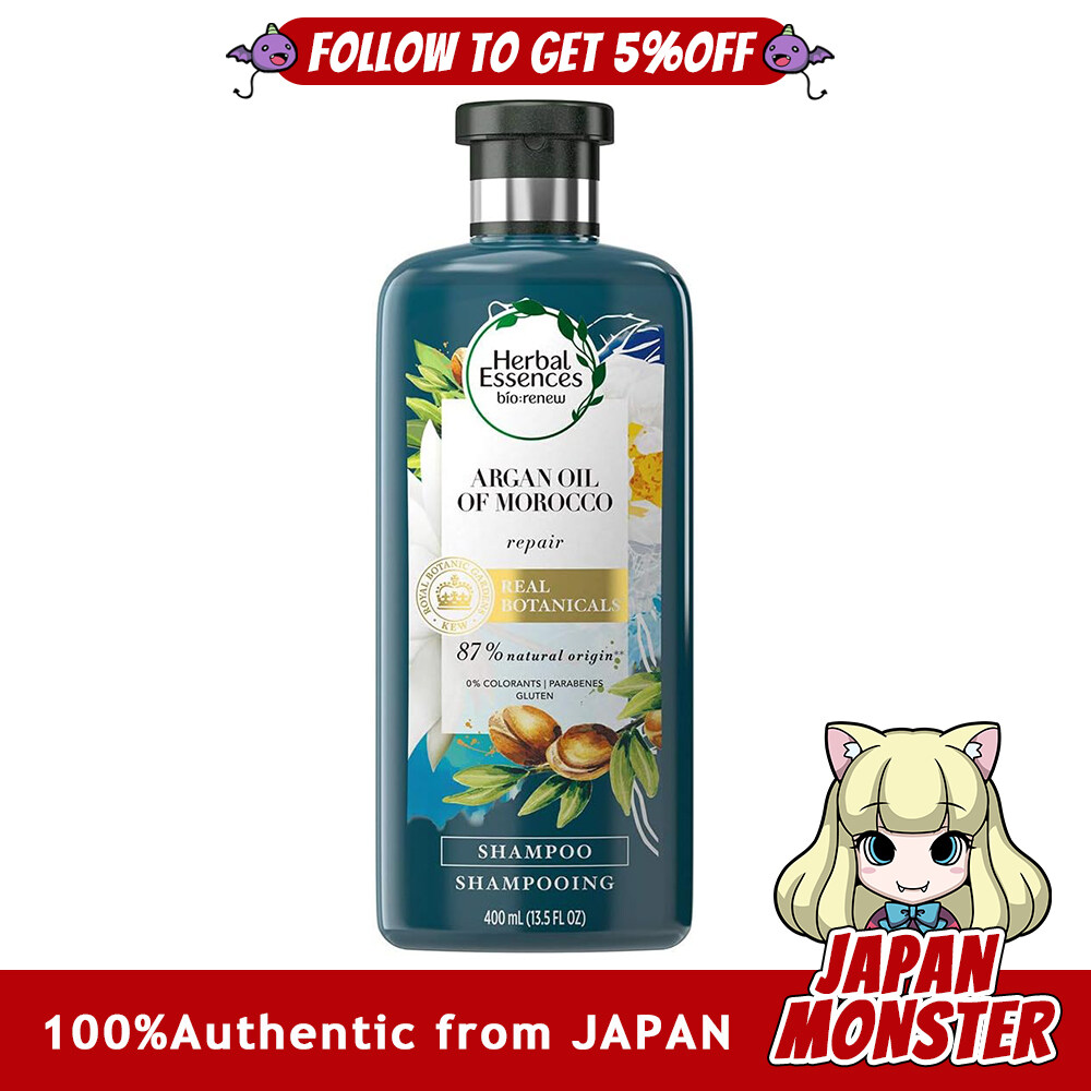 Herbal Essence Biorenew Argan Oil Of Morocco Repair Shampoo 400mL Moroccan Oil Japan