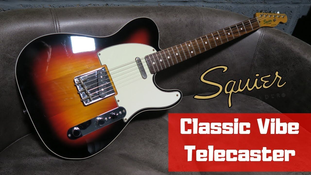 Squier Classic Vibe 60s Custom Telecaster Electric Guitar Laurel Fretboard 3 Tone Sunburst Lazada