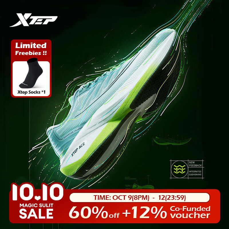 Xtep nam Giày chạy bộ quốc gia Sản phẩm mới mảnh Marathon chống sốc thoải mái Giày chạy thể thao giày chạy bộ