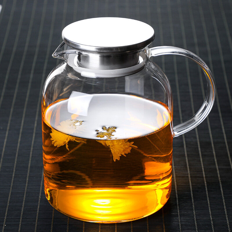 Gambar ?? Ready Stock?? Heat resistant Glass Cold Kettle Large Capacity Teapot Kettle Household Kettle
