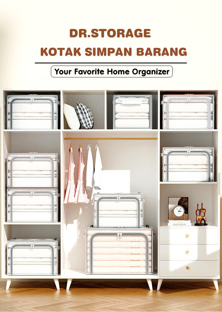 DR.STORAGE Foldable Storage Box, 24L/66L/100L Large Capacity Organizer Container
_voghion.com