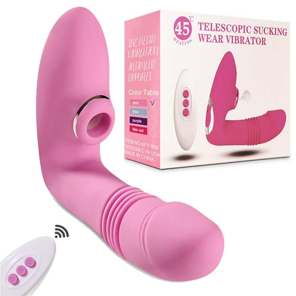 3 in1 remote control vibrator retractable Dildo underwear men's