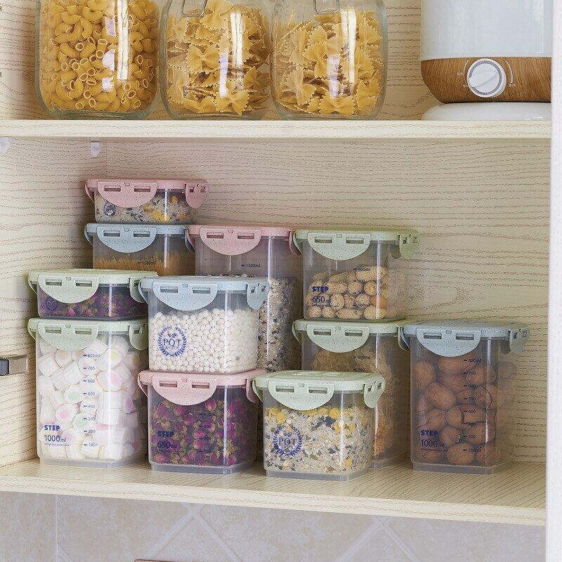 Gambar Food Storage Containers Kitchen Storage Organization Storage Box Jars Ducts Storage For Kitchen Food Storage Box Lid Gift