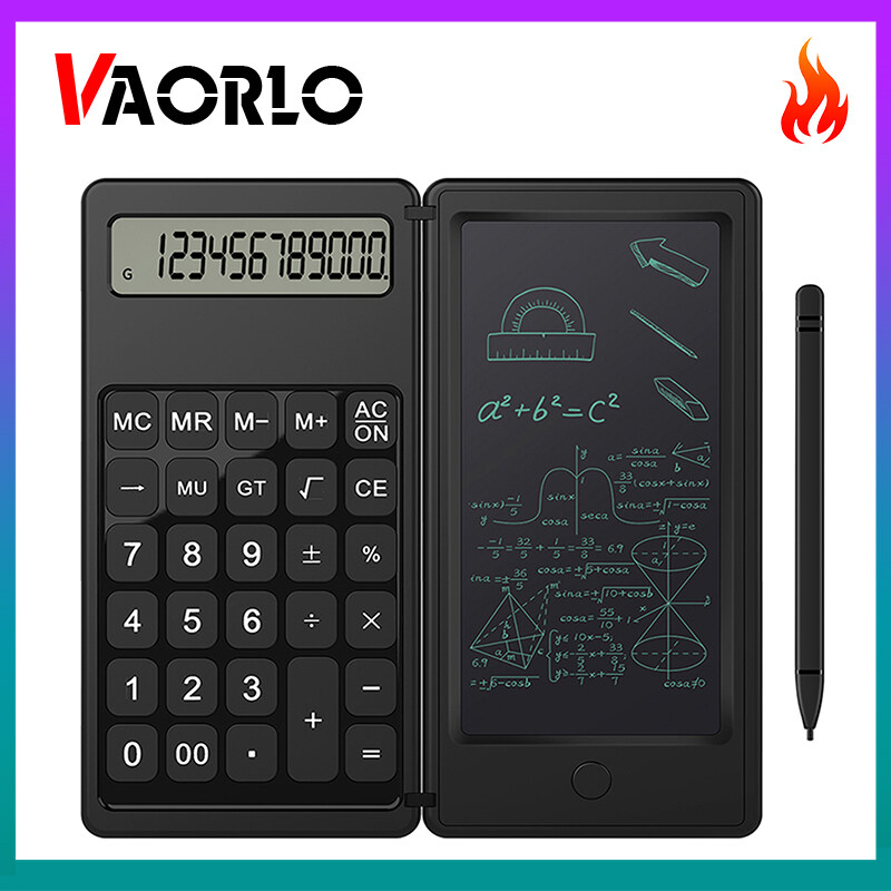 Vaorlo máy tính notepad máy tính bảng viết LCD bảng vẽ giấy vẽ vui máy tính 12 hiển thị chữ số bảng vẽ/tập giấy nhớ/Bảng lập kế hoạch điện tử cầm tay cho văn phòng hàng ngày và cơ bản