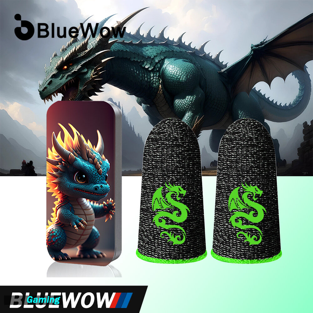 Bluewow Bao bảo vệ ngón tay cho chơi game di động Bộ điều khiển trò chơi