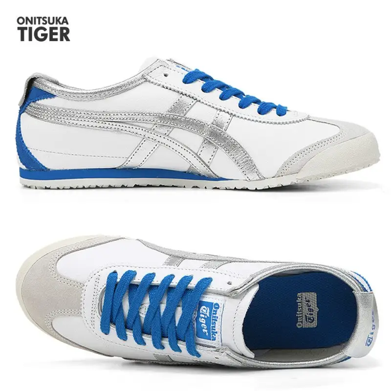 Tiger Mexico 66 White / Silver Sneakers 