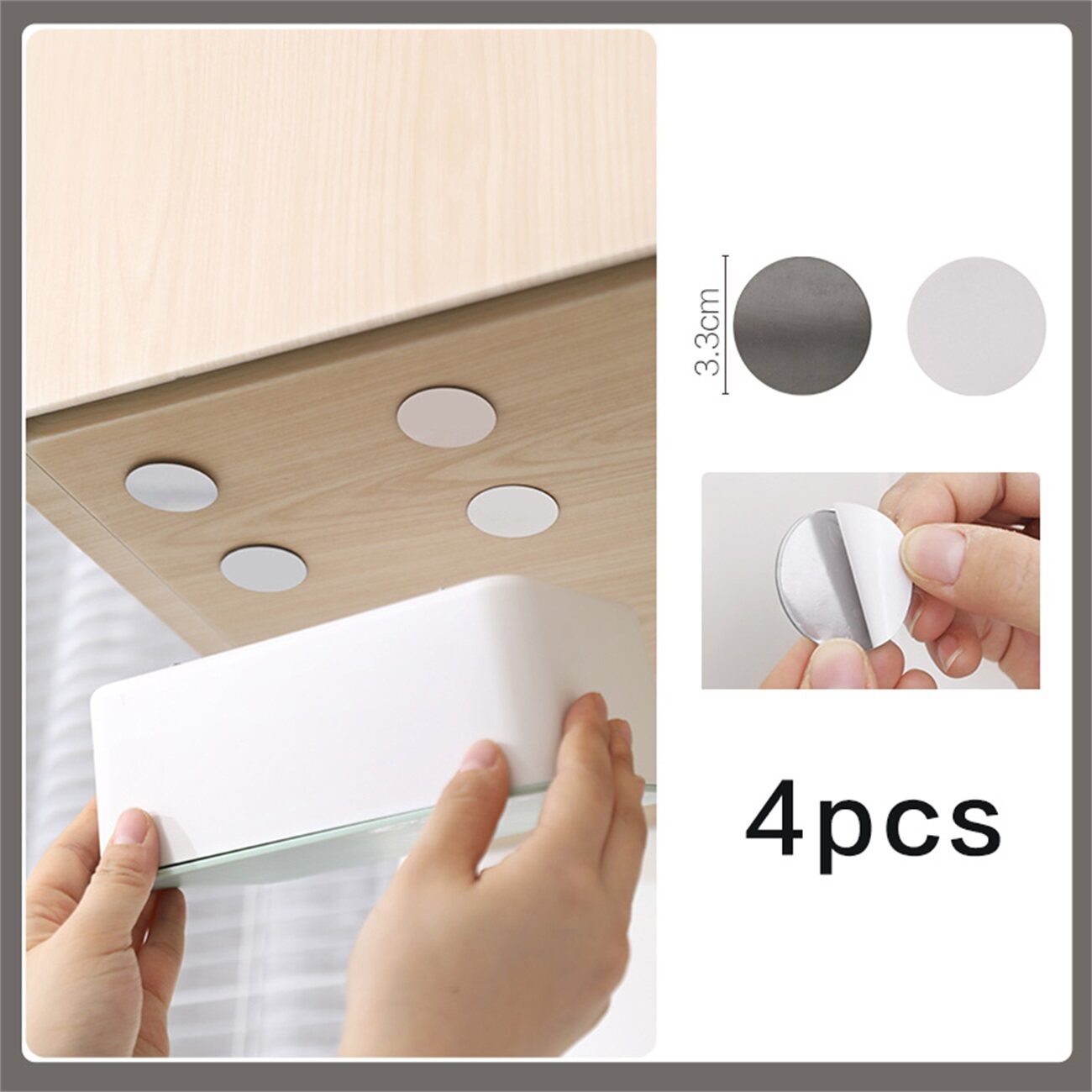 Cnmf Melekit Pelekat Magnet Pelekat Yang Kuat Pelekat Percuma Perforation Dinding Dapur Magnet Lazada Ph