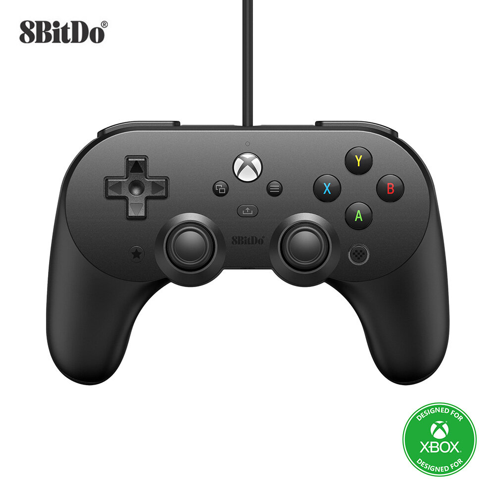 Tay cầm điều khiển có dây 8bitdo pro 2 tay cầm chơi game cho xbox series x / xbox series s / xbox one & windows phụ kiện trò chơi