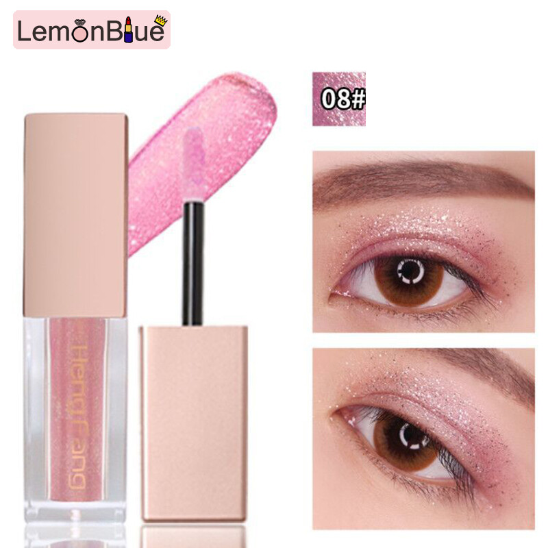Gambar LemonBlue Glitter Liquid Eyeshadow High Pigmented Waterproof Long Lasting for Daily Life High Pigmented Waterproof Long Lasting Quick Drying Hypoallergic Skin Friendly 6 x 3 x 3cm Glitter Liquid Eyeshadow for Daily Life