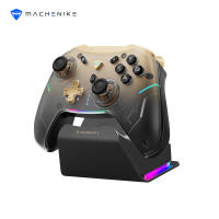 Machenike G5 Pro V2 Optical Gaming Controller Optical Trigger Optical Micro Switch 4K Resolution Hot-Swappable Joystick 1000Hz Polling Rate RGB Lighting Tri-mode Bluetooth Wireless Controller Gamepad Support For PC Switch TV Tablet