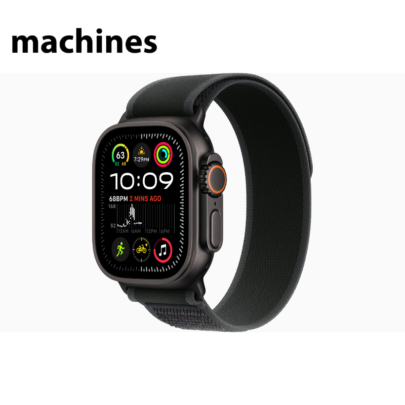 2024 Apple Watch Ultra 2 (GPS + Cellular) 49mm Titanium Case with Trail Loop