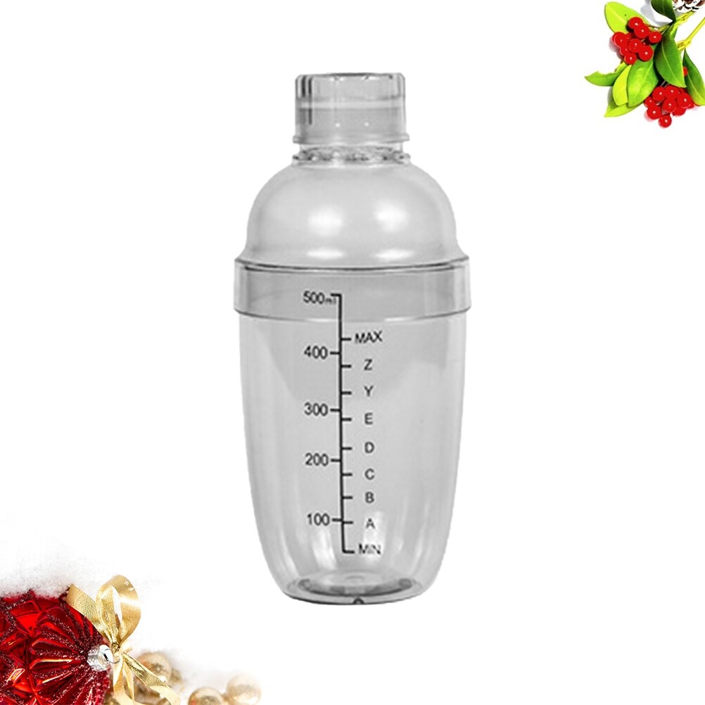 Gambar ?CW? ShakerCocktail Bar Drink Teabartender Martinitools Mixing Clear Cup Hand Cups Bottle Recipe Tool Margarita Shakewith