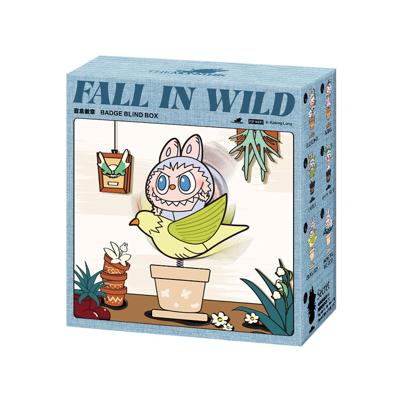 POP MART THE MONSTERS FALL IN WILD SERIES -Badge Blind Box