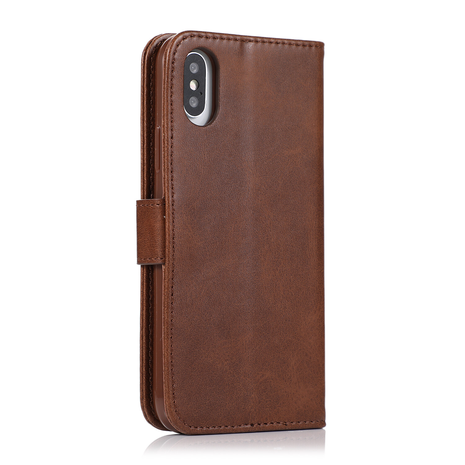 Vintage Magnetic Phone Wallet Case With Stand For Apple Iphone_voghion.com
