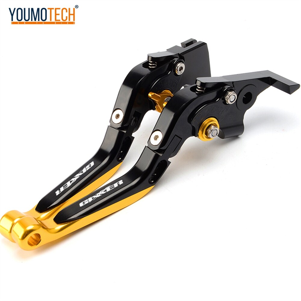 Motorfiets koppeling remhendel Voor Suzuki Gixxer 250 Sf Gixxer 150 125 SF250 2020-2023 2022 Motorfiets Accessoires Cnc Korte Verstelbare Rem Koppeling Hevels Remhendel Handvat (Kleur : 1
