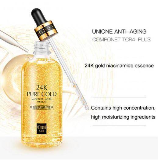 Gambar Makeup Base Moisturizing Essence 24k Gold Oil Control Professional Matte Serum Series Brand Foundation Primer 1pcs JLRS 2019