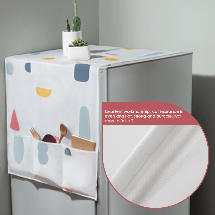 Tấm Phủ Tủ Lạnh Tấm Che Bụi, Khăn Phủ Chống Thấm Nước Cho Đồ Gia Dụng, Tấm Phủ Khăn Tủ Lạnh Gia Dụng