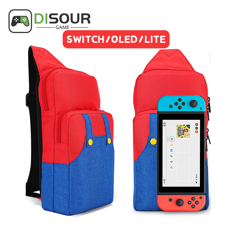 Disour túi đeo chéo cho nintendo switch túi đựng đồ du lịch túi đựng đồ đeo vai cho dock máy chơi game túi bảo vệ