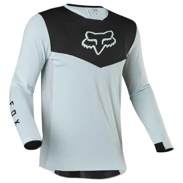 Tay áo dài drifit Fox Jersey cho nam giới lái mô-tô Áo sơ mi Motocross Jersey động cơ áo quần thể thao