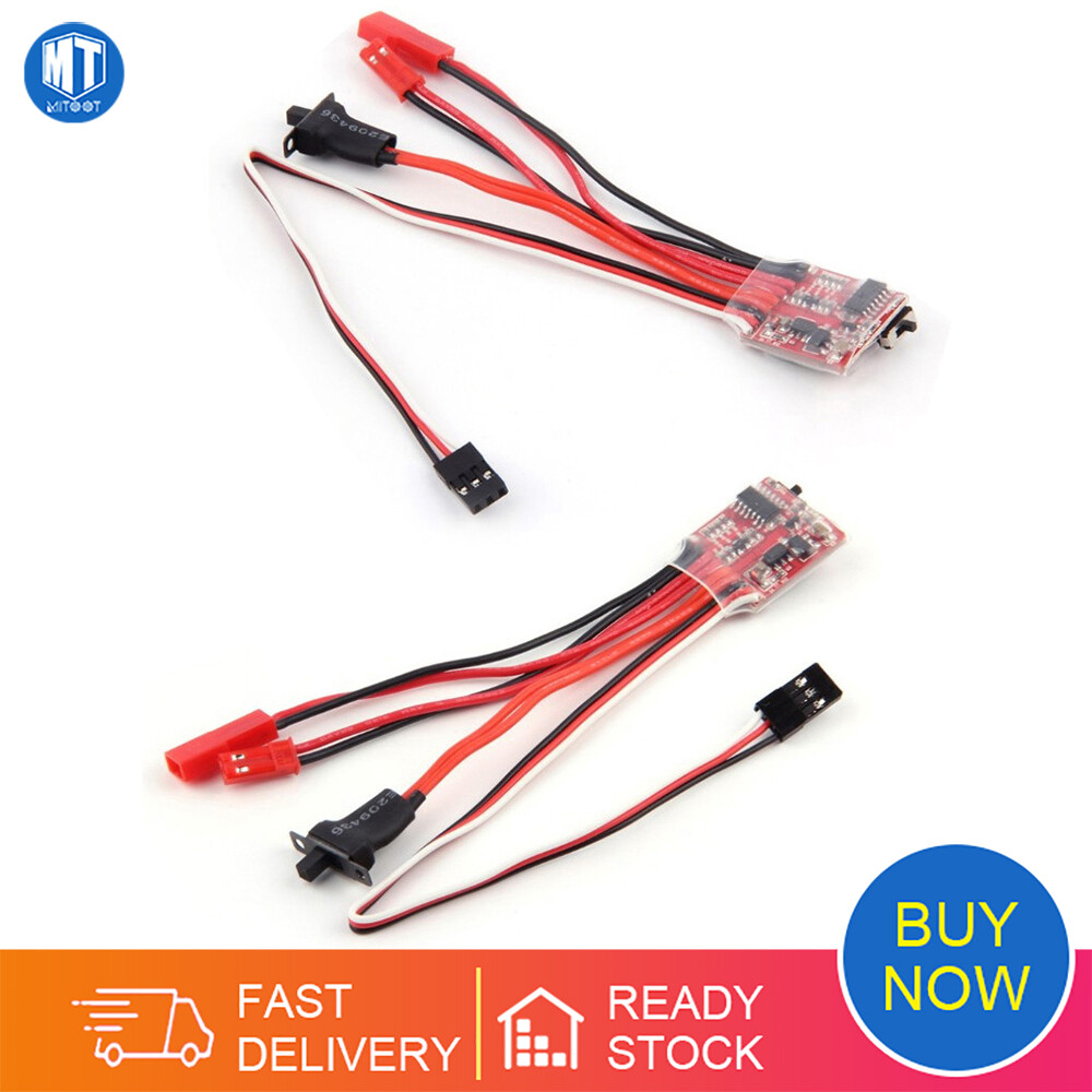 Bộ điều khiển tốc độ chải bustophedon esc 20a rc cho xe hơi điều khiển từ xa xe tải thuyền đồ chơi điều khiển từ xa
