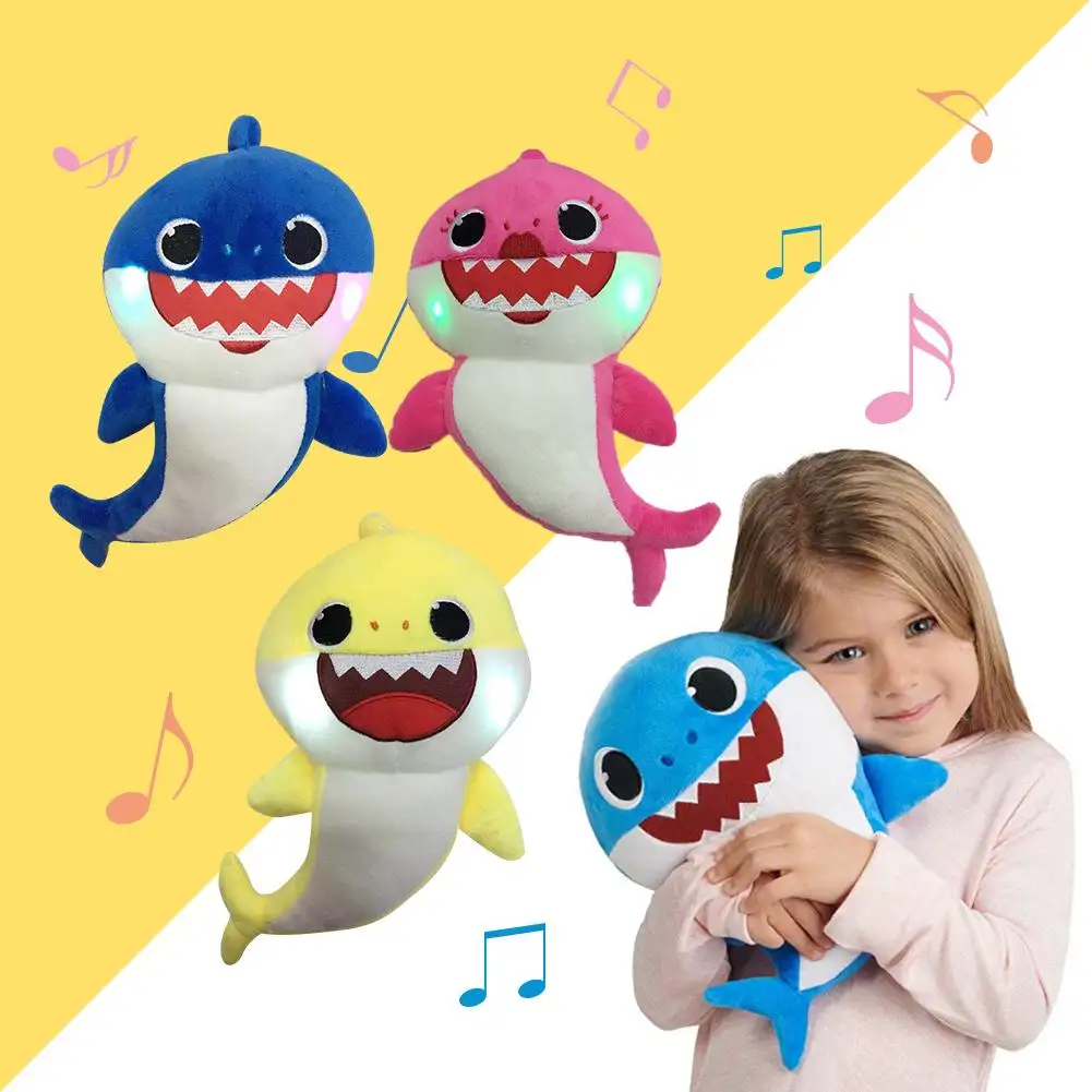 Baby Shark Singing Plush Toy with Night 