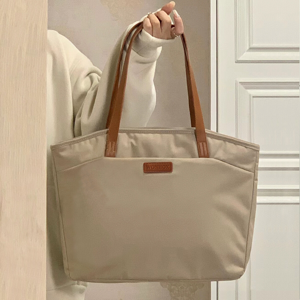 Túi tote cho phụ nữ túi có khóa kéo Casual tote của Túi xách công suất lớn Túi Đeo Vai Có Túi Túi tote cho phụ nữ Túi du lịch Tote Bags Túi đeo vai to Túi đeo vai với túi tẩy trang Túi cầm tay cho du lịch, phòng tập thể dục, làm việc