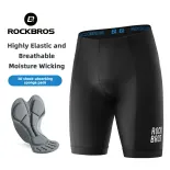 ROCKBROS Quần đùi đạp xe cho nam thoáng khí thoải mái quần đùi đạp xe MTB xe đạp đường trường Đệm quần co giãn thiết bị xe đạp