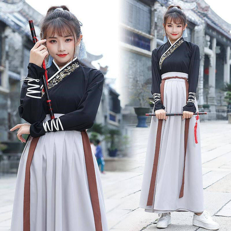Phong cách Trung Quốc mới yếu tố Trung Quốc áo màu xanh lá chân Váy Mùa Hè  phù hợp với cô gái | Lazada.vn