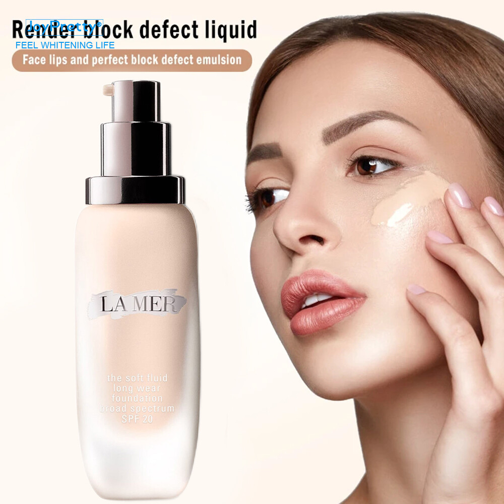 Gambar JoyPretty 30ML Liquid Foundation Soft Face Foundation for Women Control Concealer Skincare Infused with Hyaluronic Acid Smoothing Liquid Foundation Face Foundation Lasting Finish Foundation Full Coverage Perfect Foundation
