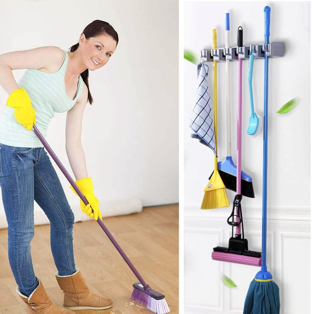 Best Quality Broom and Mop Holder Wall Mount and Garden Tool Organizer