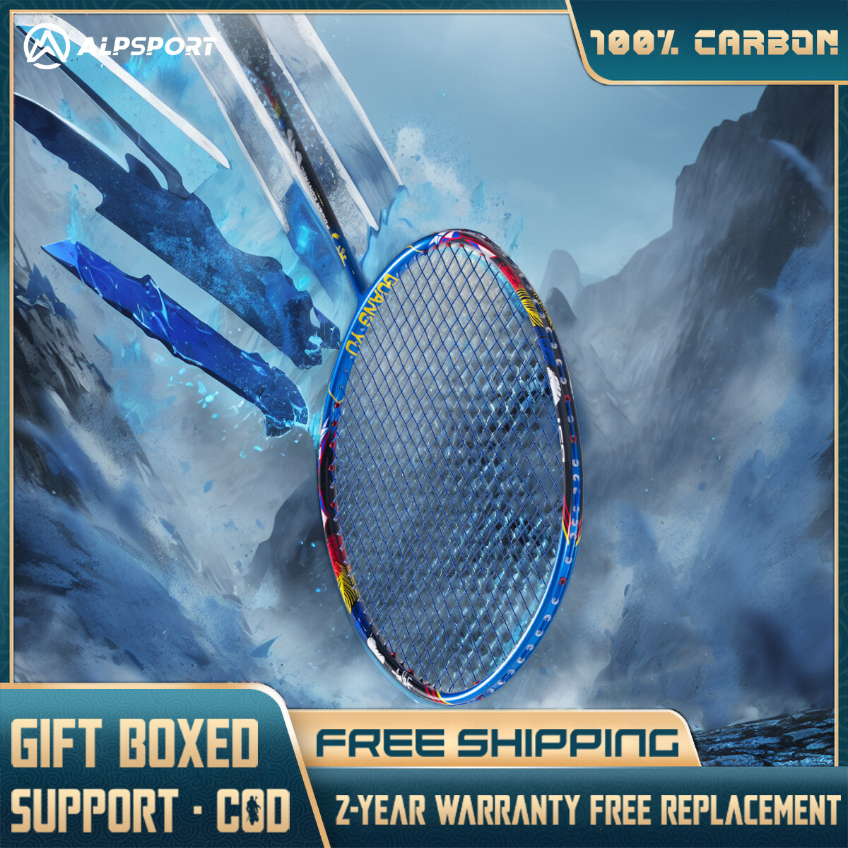 Alp gyf 8U 62g G5 Max 32 pounds t 700 100% tất cả sợi carbon siêu nhẹ chuyên nghiệp VỢT CẦU LÔNG kết hợp với VỢT CẦU LÔNG miễn phí