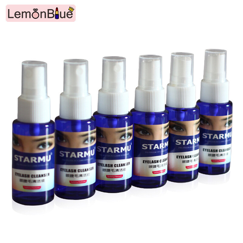 Gambar LemonBlue Eyelash Cleaning Liquid False Eyelash Extension Clean Spray Grafting Cleaner Primer Clean Care False Eyelash Extension Grafting False Eyelash CleanerLiquid Grafting Cleaner Primer Remove Oil Nourish