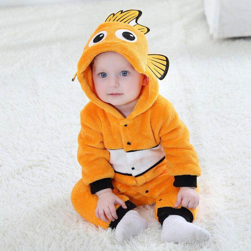 Kawaii Cute Baby Rompernimo Costume Newborn Toddler Boy Girl Jumpsuit Winter Warm Clothes Anime Fish Kigurumis Onesie Child Suit Lazada Ph