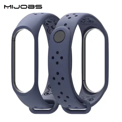 Mijobs Sports Strap for Xiaomi Mi Band 3 Mi Band 4 Silicone Strap Mi Band3 4 Watchband Bracelet Miband 3 4 Wristband Smart Watch Mi3/4 Accessory (8)
