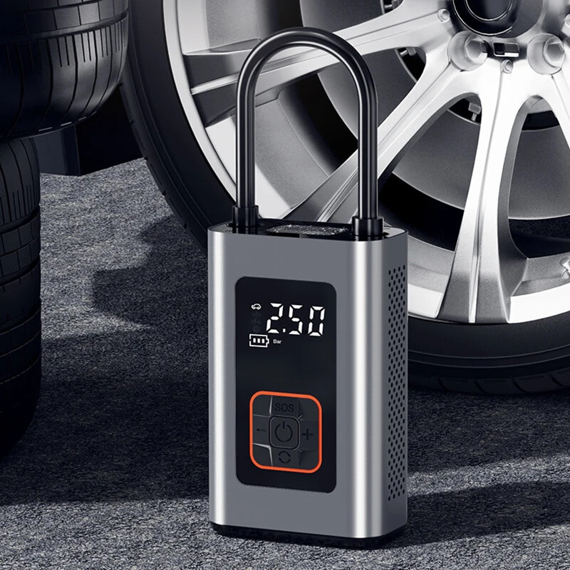 Mini không dây điện máy bơm không khí 140PSI Máy nén khí xe hơi Máy bơm lốp xe di động bơm cho xe máy xe đạp thuyền