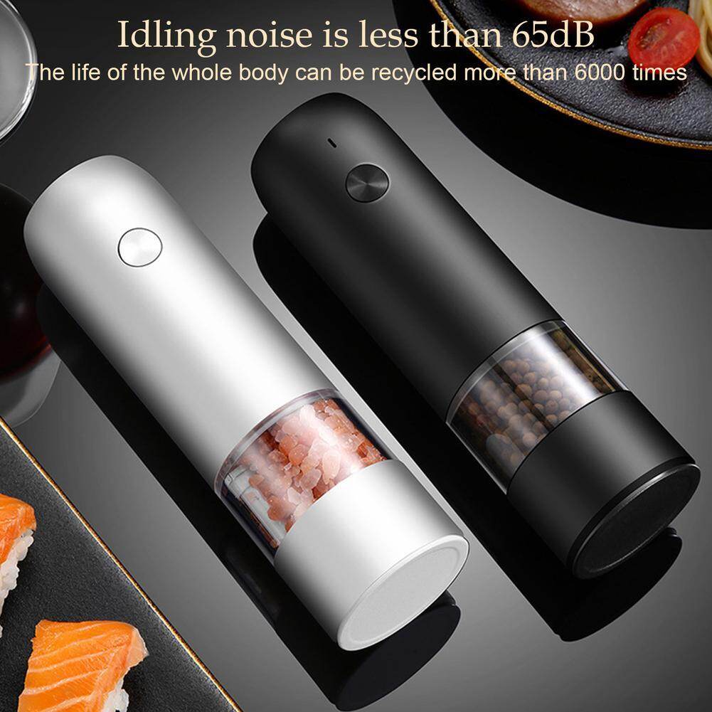 Gambar Kitchen pepper grinder Electric sea salt pepper grinder bottle grinding K7G8